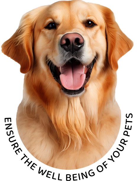 Happy dog enjoying RIOB healthy dog biscuits